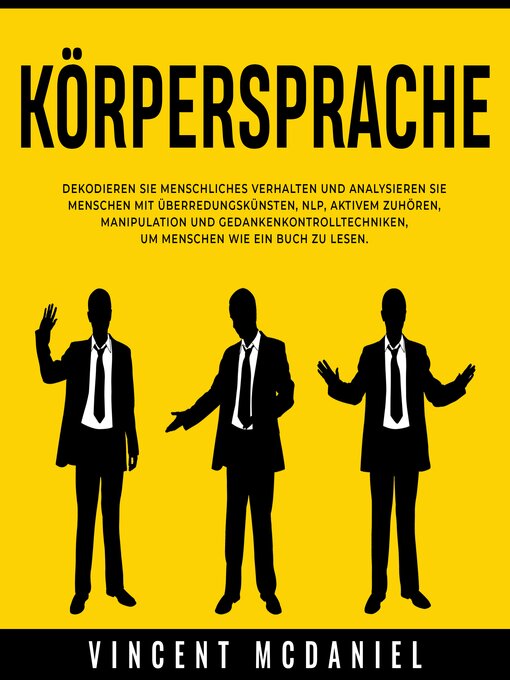 Title details for Körpersprache by Vincent McDaniel - Available
